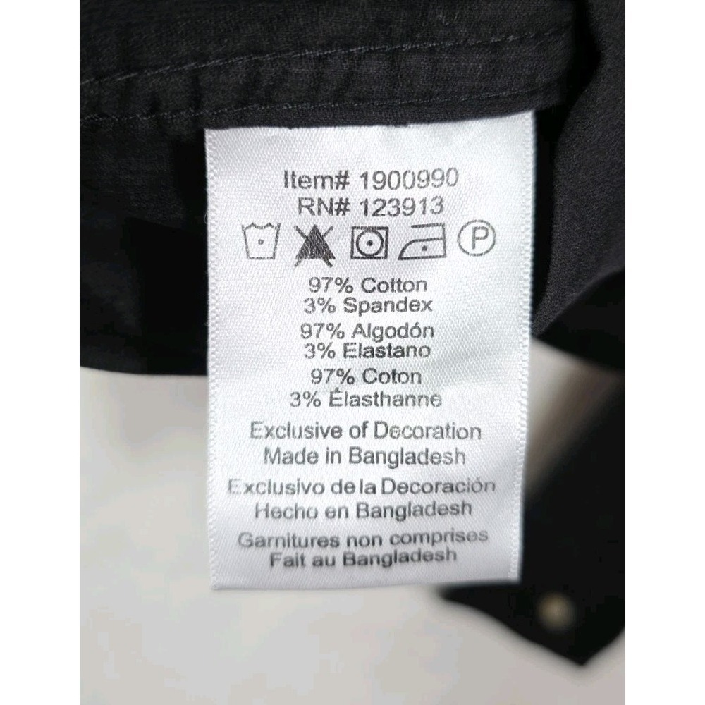 Jachs Girlfriend Black Corduroy Button Up Shirt Women's Small NWT Collared - Picture 10 of 10